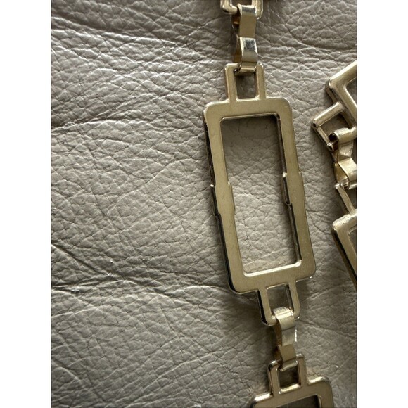 MICHAEL KORS Vtg. Adjustable CHAIN LINK BELT GOLD-TONE Metal Womens M/L43" - Picture 3 of 6